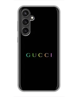 Чохол для Samsung Galaxy S23 з картинкою «Gucci — неоновий мінімалізм»