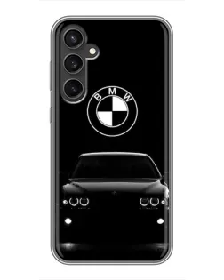 Чехол для Samsung Galaxy S23 с картинкой «BMW — взгляд из темноты»