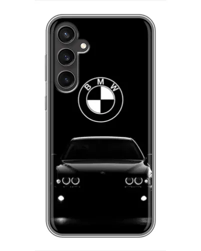 Чехол для Samsung Galaxy S23 с картинкой «BMW — взгляд из темноты»