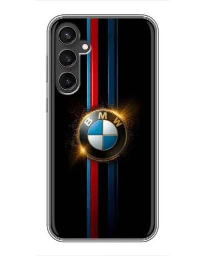 Чехол для Samsung Galaxy S23 с картинкой «BMW M-Power неон»