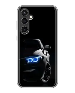 Чехол для Samsung Galaxy S23 с картинкой «BMW — ночной взгляд»