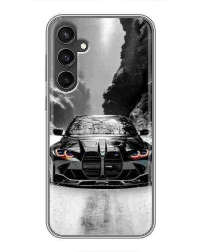 Чехол для Samsung Galaxy S23 с картинкой «BMW — акварельный дрифт» Чехол для Samsung Galaxy S23 с картинкой «BMW — акварельный дрифт»