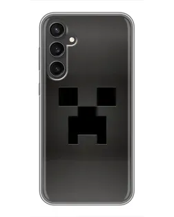 Чехол для Samsung Galaxy S23 с картинкой «Черный крипер градиент»