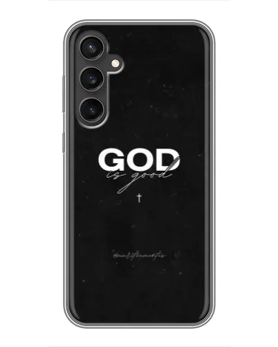 Чехол для Samsung Galaxy S23 с картинкой «GOD — Бог над всем»