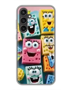 Чехол для Samsung Galaxy S23 с картинкой «Цветные губки»