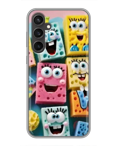 Чехол для Samsung Galaxy S23 с картинкой «Цветные губки»
