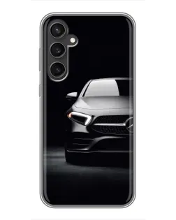 Чехол для Samsung Galaxy S23 с картинкой «Свет фар Mercedes»