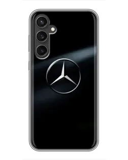 Чохол для Samsung Galaxy S23 з картинкою «Mercedes на металі»