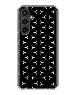 Чохол для Samsung Galaxy S23 з картинкою «Mercedes паттерн зірок»