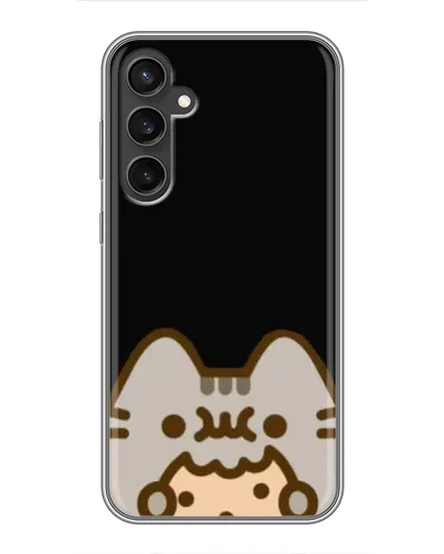 Чехол для Samsung Galaxy S23 с картинкой «Пушин на черном» Чехол для Samsung Galaxy S23 с картинкой «Пушин на черном»