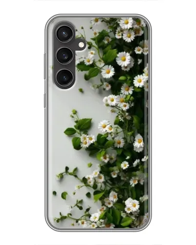 Чехол для Samsung Galaxy S23 с картинкой «Ветка мелких белых цветов» Чехол для Samsung Galaxy S23 с картинкой «Ветка мелких белых цветов»