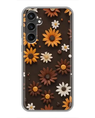 Чехол для Samsung Galaxy S23 с картинкой «Узор из маленьких подсолнухов» Чехол для Samsung Galaxy S23 с картинкой «Узор из маленьких подсолнухов»