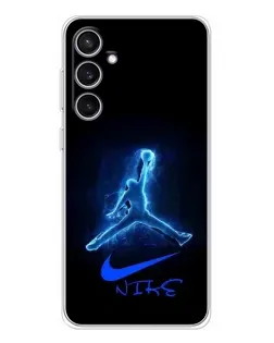 Чехол для Samsung Galaxy S24 FE с картинкой «Jordan Neon Blue» Чехол для Samsung Galaxy S24 FE с картинкой «Jordan Neon Blue»