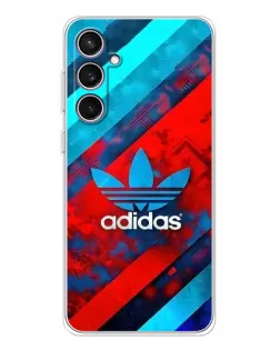 Чехол для Samsung Galaxy S24 FE с картинкой «Абстракция Adidas»