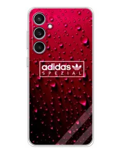 Чехол для Samsung Galaxy S24 FE с картинкой «Adidas Gold Marble»