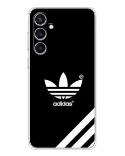 Чехол для Samsung Galaxy S24 FE с картинкой «Adidas с диагональными полосами»