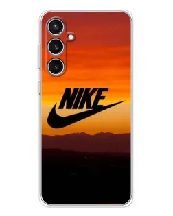 Чехол для Samsung Galaxy S24 FE с картинкой «Nike — вечерний горизонт»