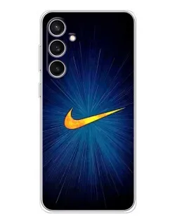 Чохол для Samsung Galaxy S24 FE з картинкою «Синій пульс Nike»