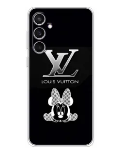 Чехол для Samsung Galaxy S24 FE с картинкой «LV и Минни Маус»