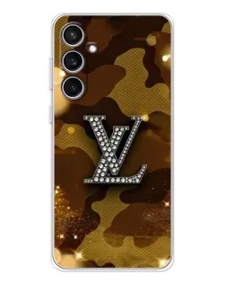 Чехол для Samsung Galaxy S24 FE с картинкой «Камуфляжный Louis Vuitton»