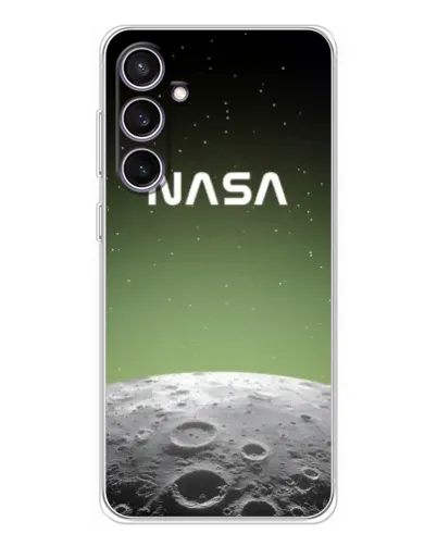 Чехол для Samsung Galaxy S24 FE с картинкой «NASA — лунный градиент»