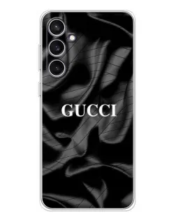 Чохол для Samsung Galaxy S24 FE з картинкою «Gucci — шовкові хвилі» Чохол для Samsung Galaxy S24 FE з картинкою «Gucci — шовкові хвилі»