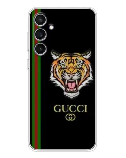 Чехол для Samsung Galaxy S24 FE с картинкой «Тигр Gucci»