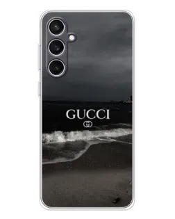 Чехол для Samsung Galaxy S24 FE с картинкой «Gucci — морской прибой»