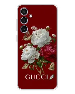 Чехол для Samsung Galaxy S24 FE с картинкой «Gucci —  сад»