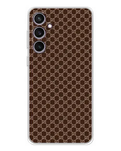 Чохол для Samsung Galaxy S24 FE з картинкою «Gucci — шоколадна сітка» Чохол для Samsung Galaxy S24 FE з картинкою «Gucci — шоколадна сітка»