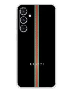 Чохол для Samsung Galaxy S24 FE з картинкою «Gucci — строга лінія»