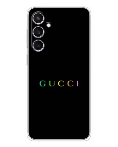 Чохол для Samsung Galaxy S24 FE з картинкою «Gucci — неоновий мінімалізм» Чохол для Samsung Galaxy S24 FE з картинкою «Gucci — неоновий мінімалізм»