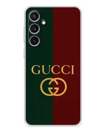 Чохол для Samsung Galaxy S24 FE з картинкою «Gucci — темно-зелений градієнт» Чохол для Samsung Galaxy S24 FE з картинкою «Gucci — темно-зелений градієнт»