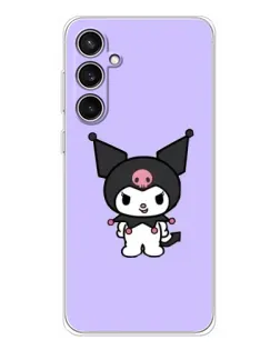Чехол для Samsung Galaxy S24 FE с картинкой «Kuromi — нежный фиолетовый» Чехол для Samsung Galaxy S24 FE с картинкой «Kuromi — нежный фиолетовый»