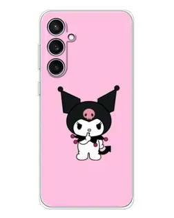 Чехол для Samsung Galaxy S24 FE с картинкой «Kuromi — розовая нежность» Чехол для Samsung Galaxy S24 FE с картинкой «Kuromi — розовая нежность»