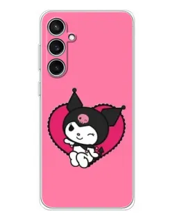 Чехол для Samsung Galaxy S24 FE с картинкой «Kuromi — любовь в сердце» Чехол для Samsung Galaxy S24 FE с картинкой «Kuromi — любовь в сердце»