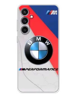 Чехол для Samsung Galaxy S24 FE с картинкой «BMW Performance стиль»