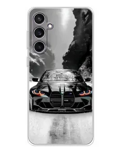 Чохол для Samsung Galaxy S24 FE з картинкою «BMW — акварельний дрифт»
