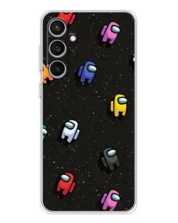 Чехол для Samsung Galaxy S24 FE с картинкой «Космический паттерн Among Us» Чехол для Samsung Galaxy S24 FE с картинкой «Космический паттерн Among Us»