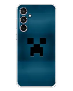 Чехол для Samsung Galaxy S24 FE с картинкой «Крипер текстура»