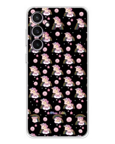 Чехол для Samsung Galaxy S24 FE с картинкой «Magic Unicorn паттерн»