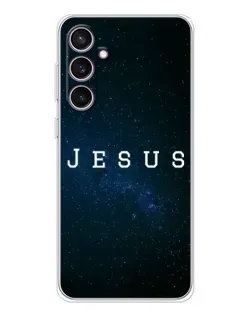 Чехол для Samsung Galaxy S24 FE с картинкой «Звездное небо Jesus»