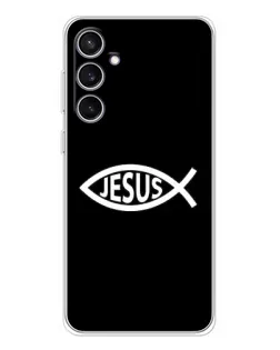 Чехол для Samsung Galaxy S24 FE с картинкой «Классический Jesus»