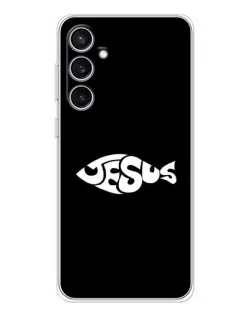 Чохол для Samsung Galaxy S24 FE з картинкою «Риба  Jesus»