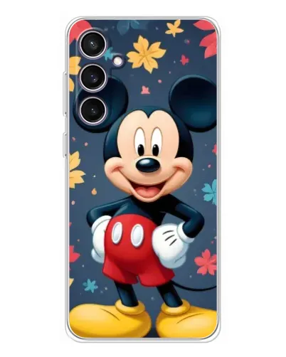 Чехол для Samsung Galaxy S24 FE с картинкой «Осенний Mickey Mouse»