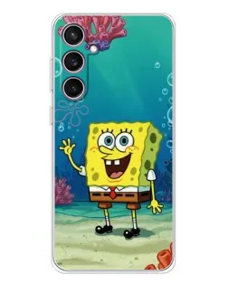 Чехол для Samsung Galaxy S24 FE с картинкой «Подводный привет»
