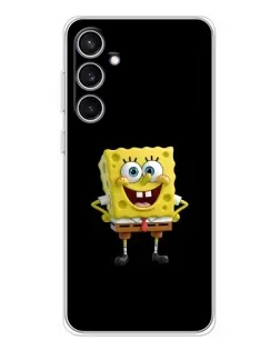 Чехол для Samsung Galaxy S24 FE с картинкой «Классический Губка Боб»