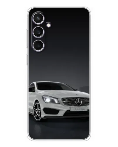 Чехол для Samsung Galaxy S24 FE с картинкой «Mercedes AMG GT Silver»