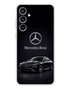Чехол для Samsung Galaxy S24 FE с картинкой «Mercedes — решетка радиатора»