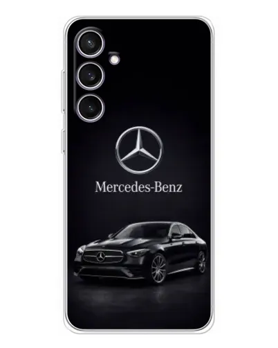 Чехол для Samsung Galaxy S24 FE с картинкой «Mercedes — решетка радиатора»